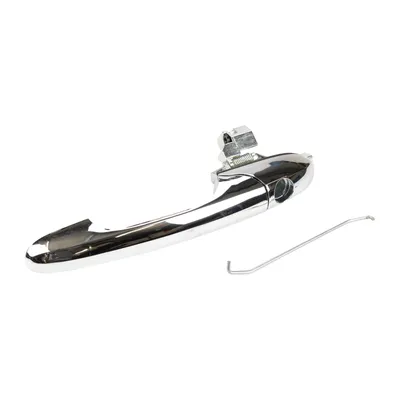 Door handle chrome left without cylinder