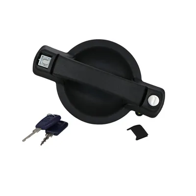 Sliding handle door handle right black