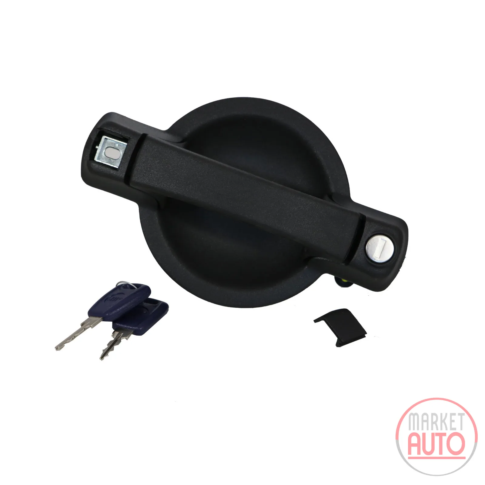 Sliding handle door handle right black