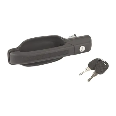 Door handle front left with cylinder