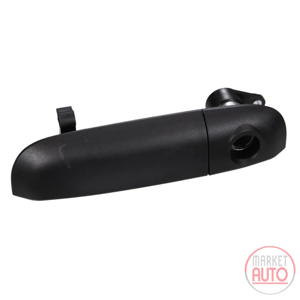 Door handle front left black without locking cylinder