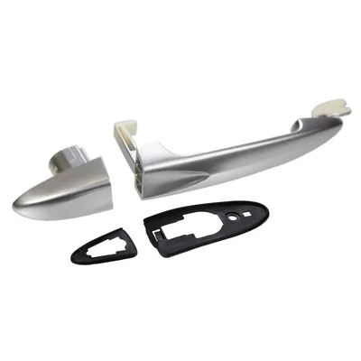 Door handle aluminum look front right