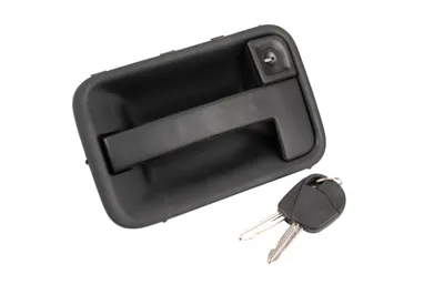 Door handle front right with cylinder