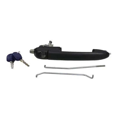 Door handle front right with cylinder