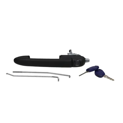 Door handle front left with cylinder