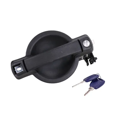 Door handle outside rear door electric mechanism with locking cylinder
