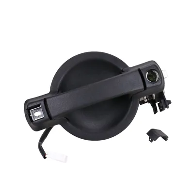 Door handle outside rear door electric mechanism without locking cylinder