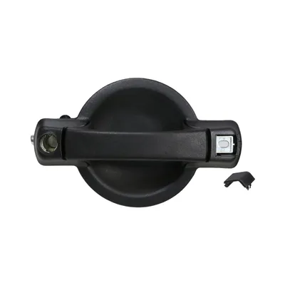 Door handle/sliding right without locking cylinder