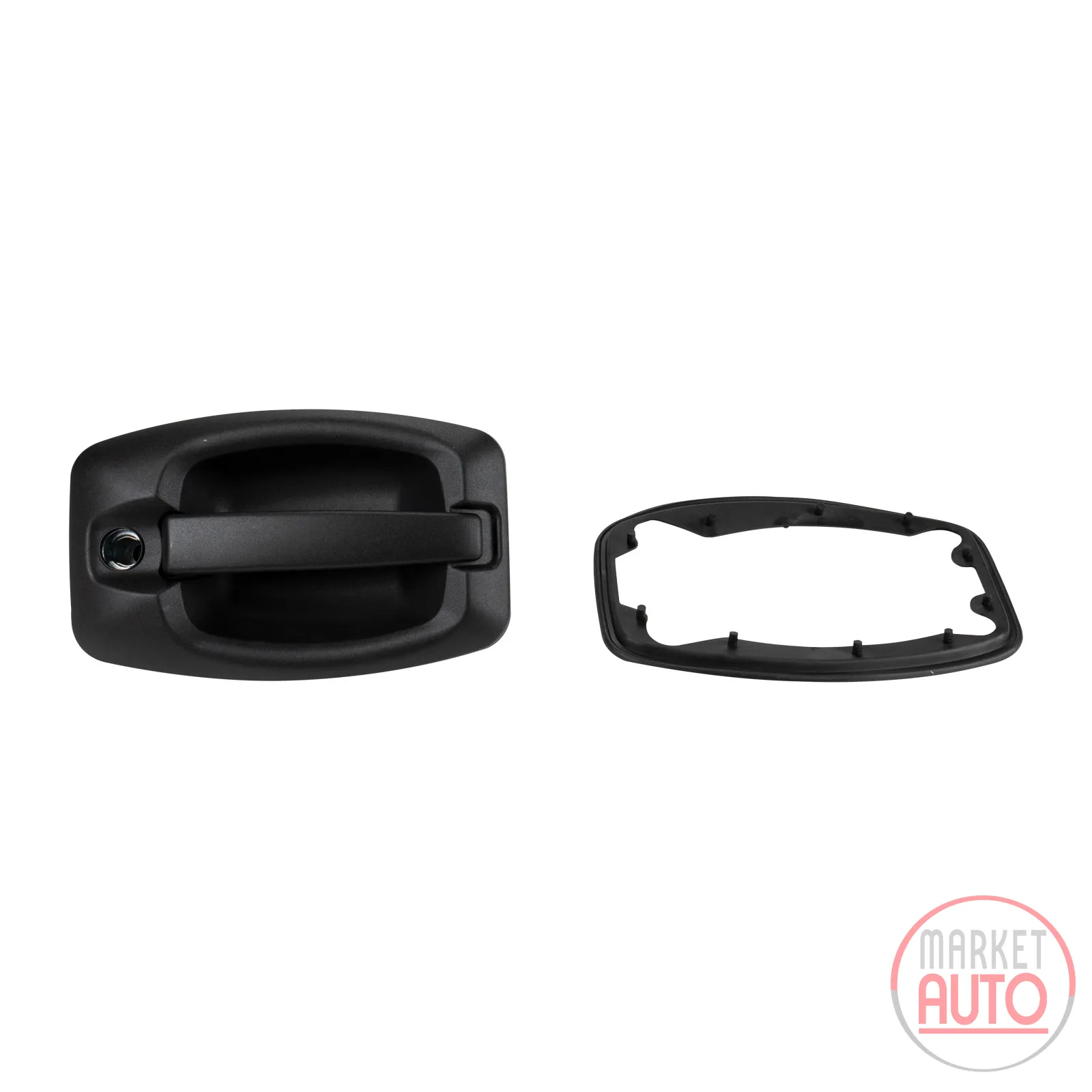 Exterior handle front left / rear right black