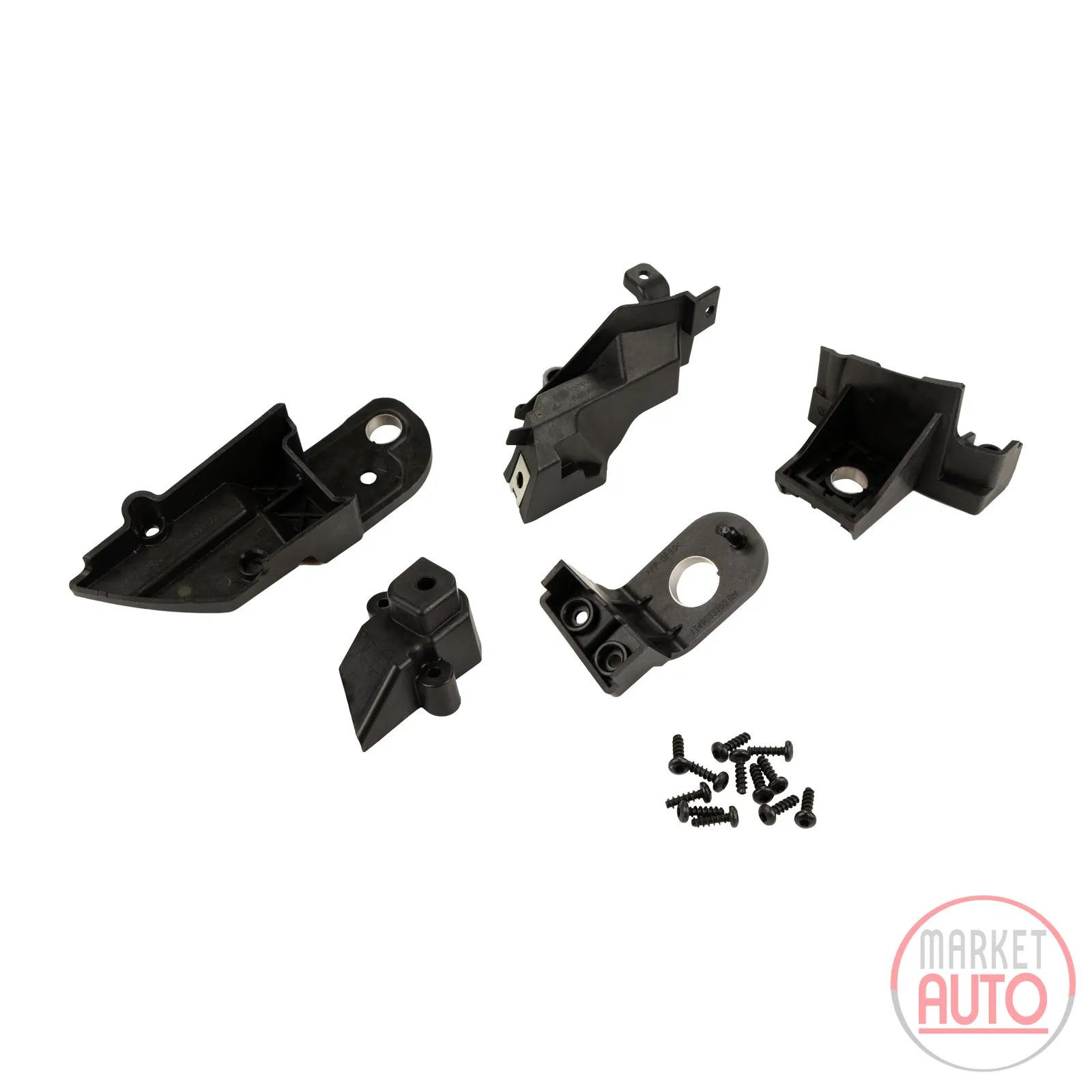 Mounting kit for the right headlight