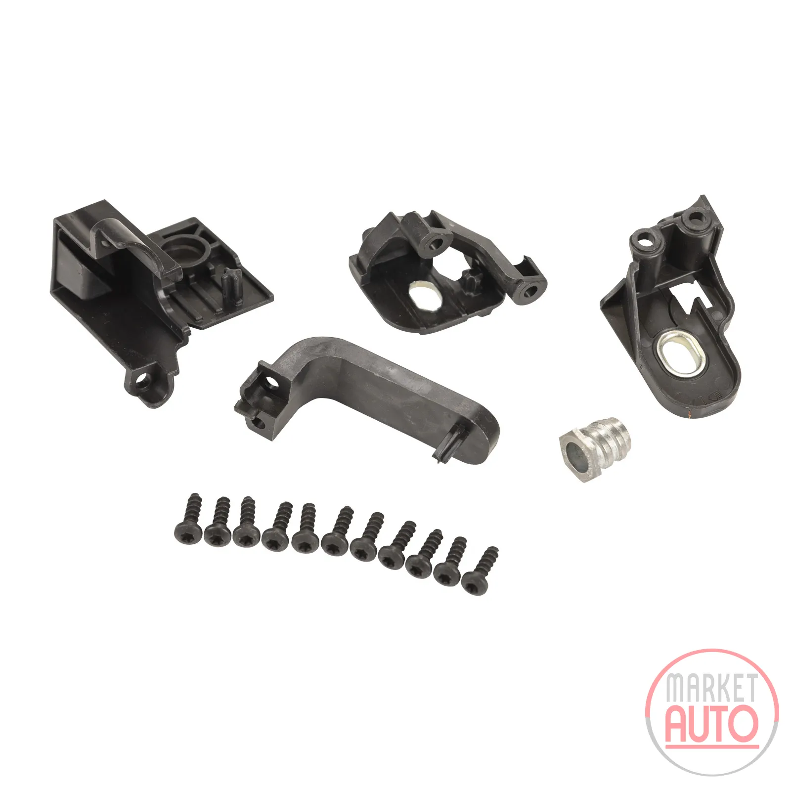Mounting kit for the right headlight