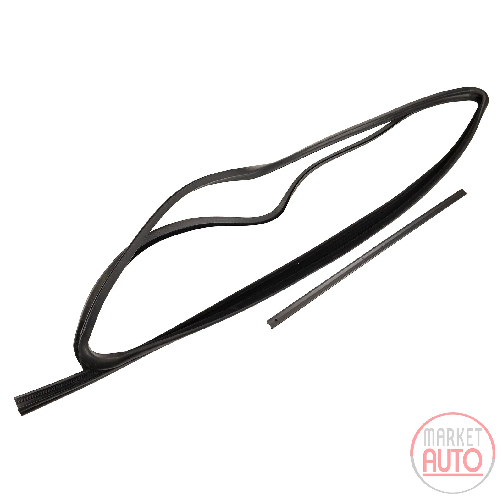 Door seal top for the front left window
