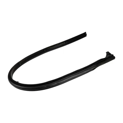Profile rubber door seal at the rear of the rear door