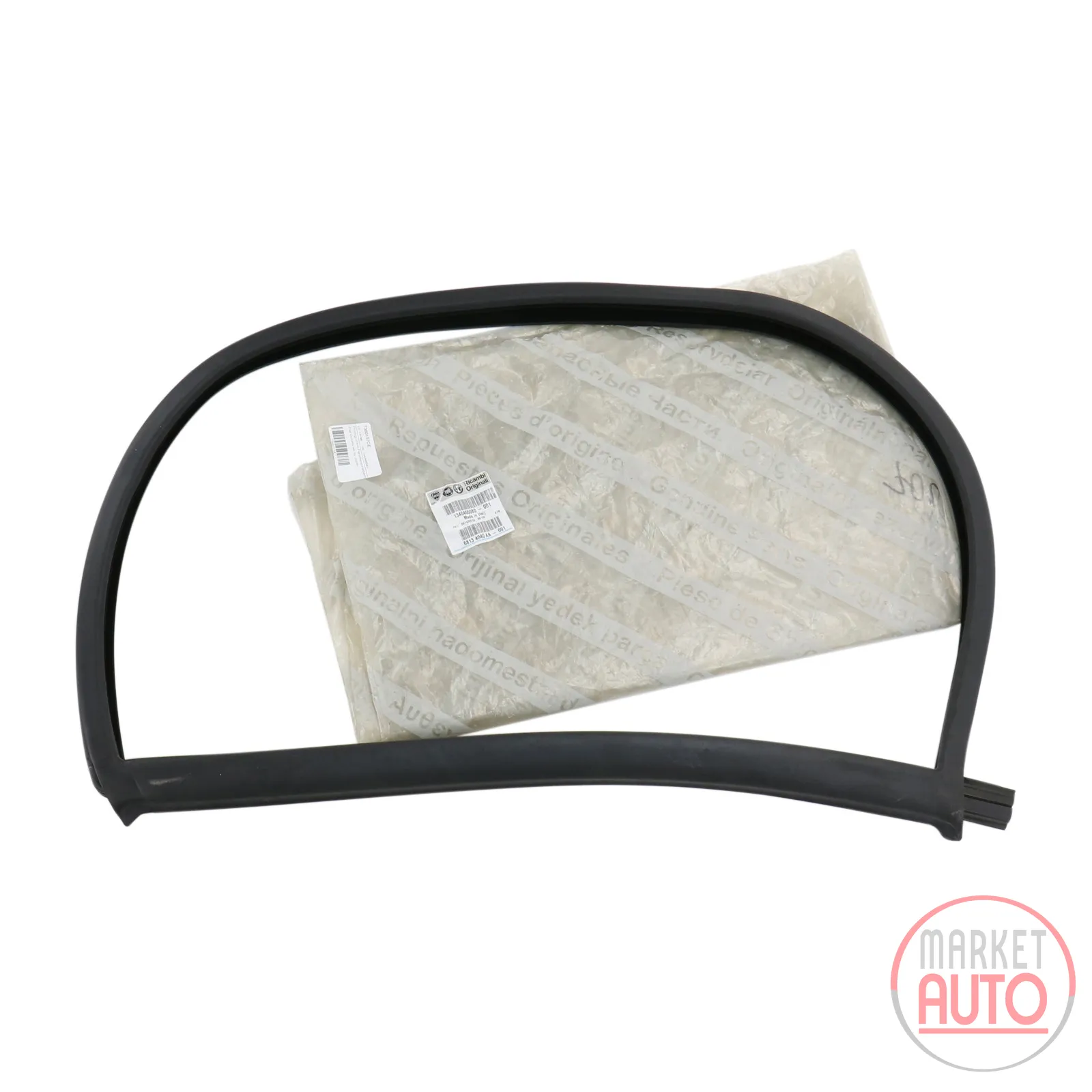 Profile rubber window seal for the front door left