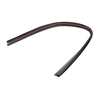 Profile rubber for the sliding door right or left top