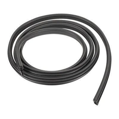 Profile rubber door seal for the front door left