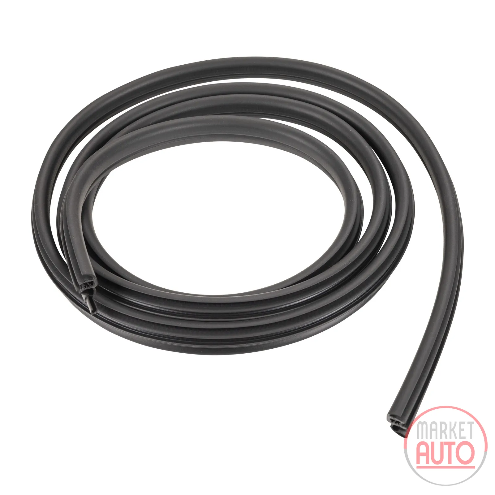Profile rubber door seal for the front door left