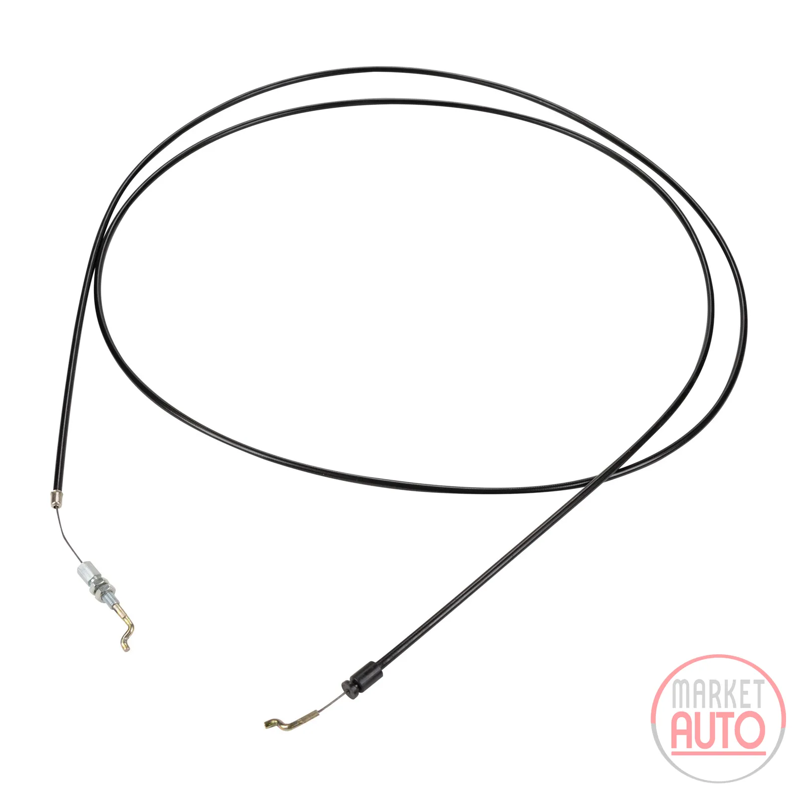Pull wire for hood