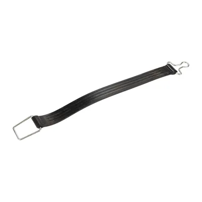 Tarpaulin strap holds top down