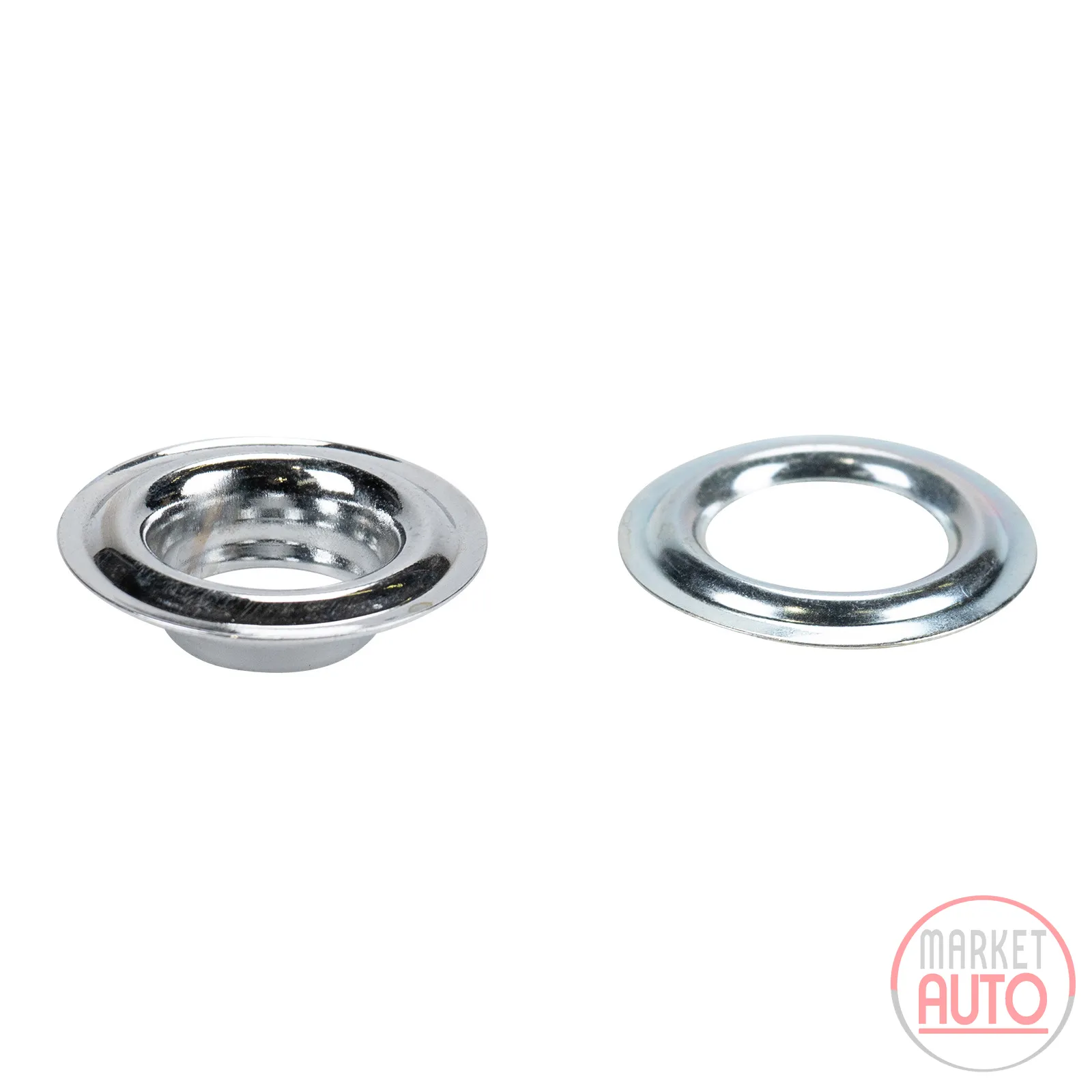 Rosette door opener chrome-plated