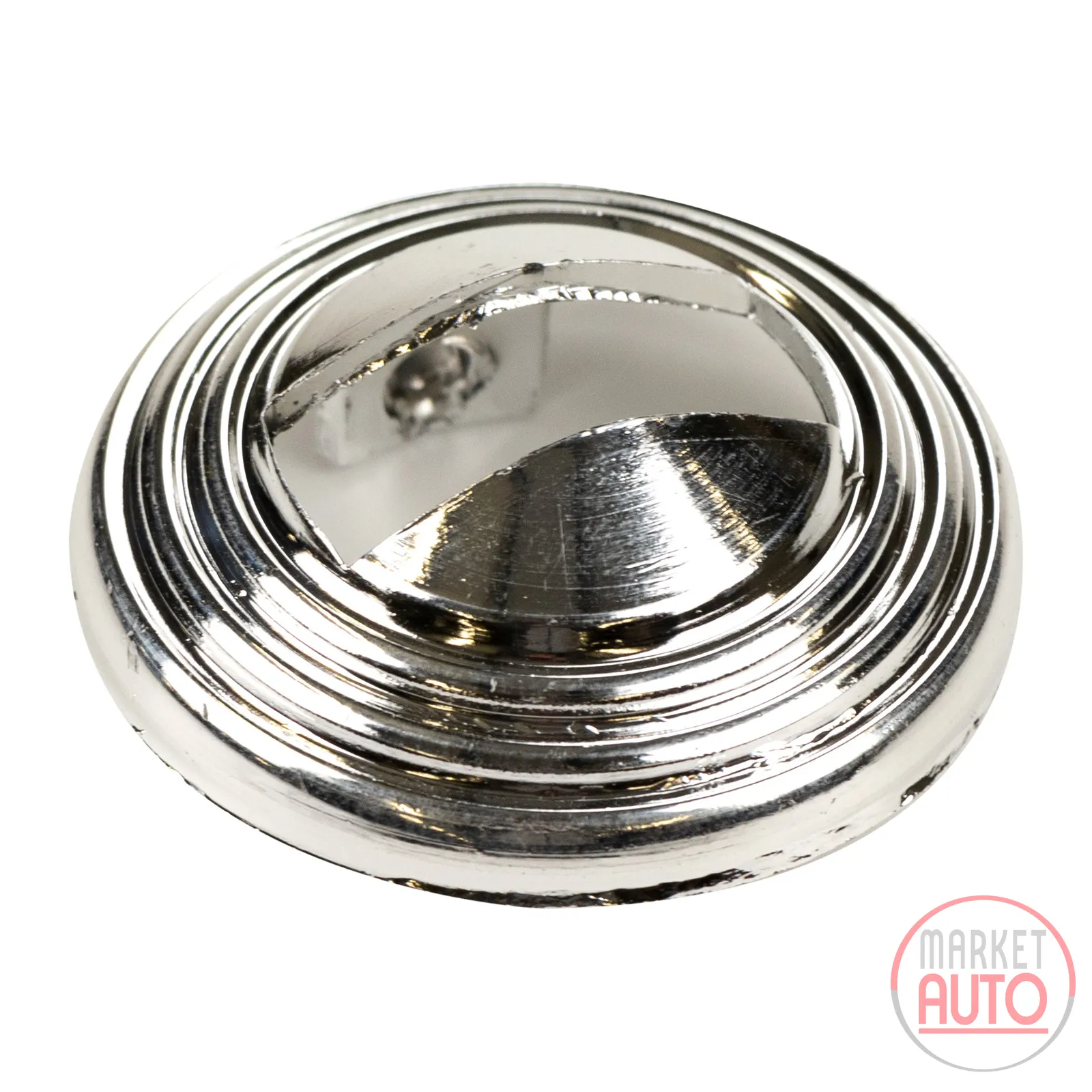 Rosette for door opener chrome-plated