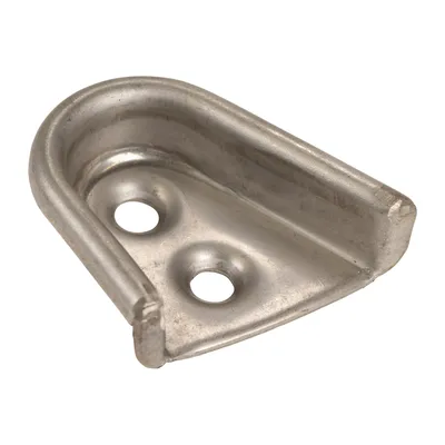 Metal rail guide wedge left