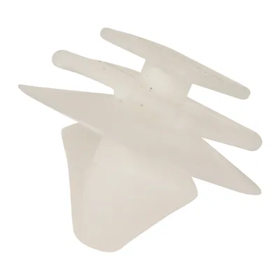 Clamping piece wind deflector