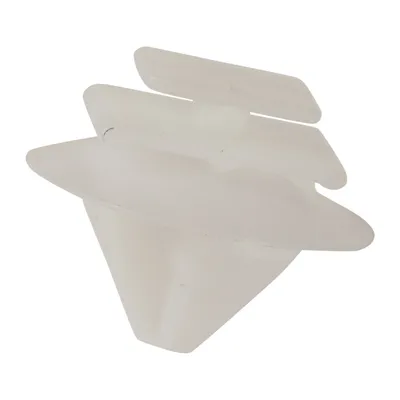 Clamping piece wind deflector