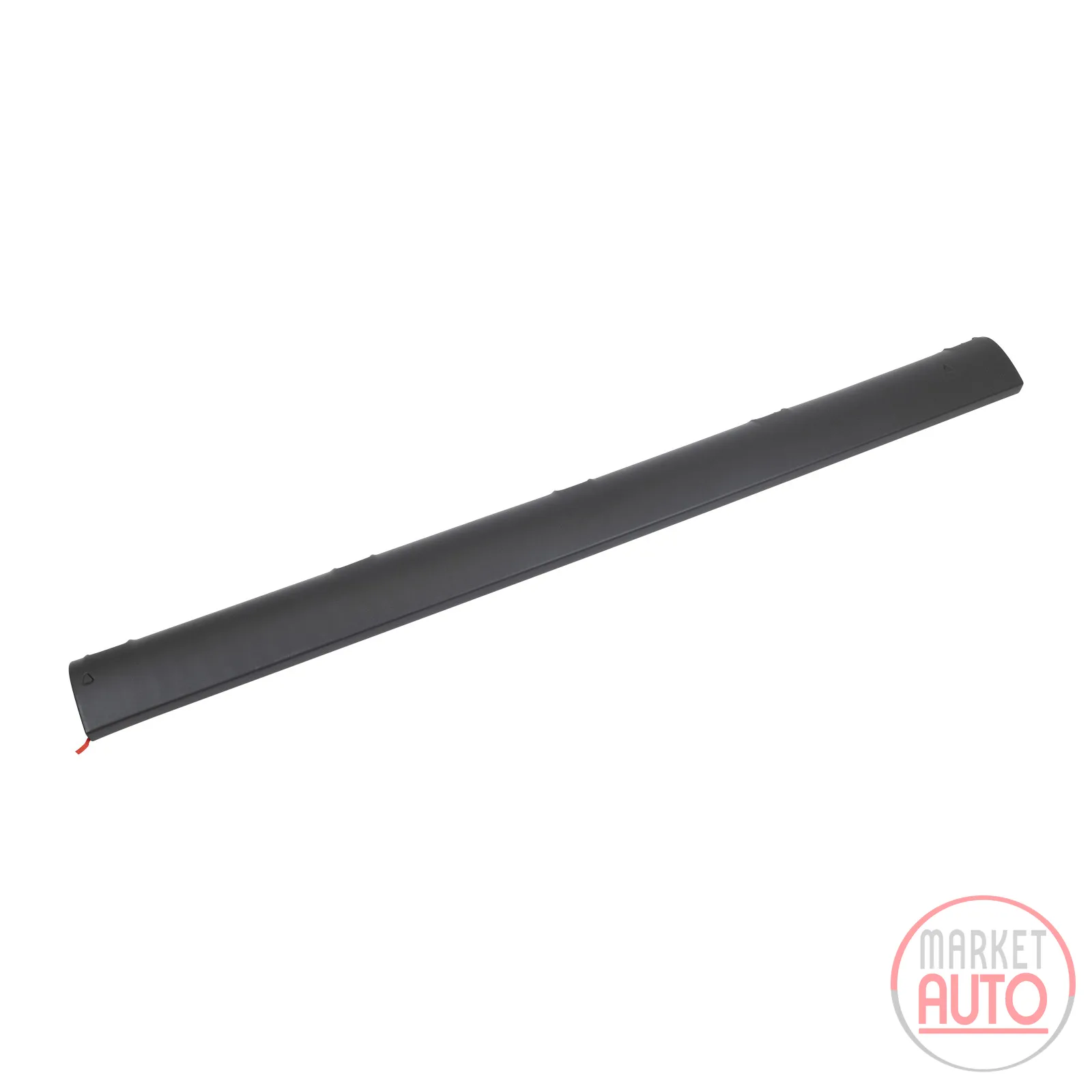 Trim strip on the left side of the door sill
