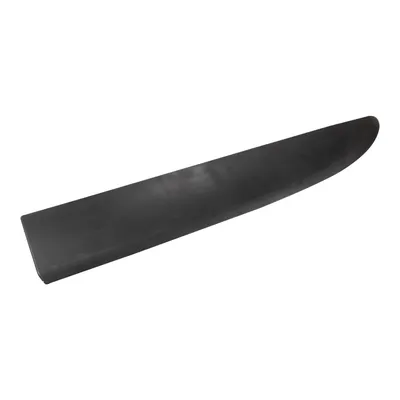Trim strip front under the door black left