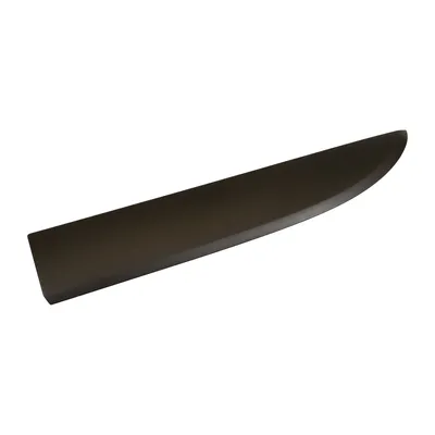 Trim strip front under the door black left