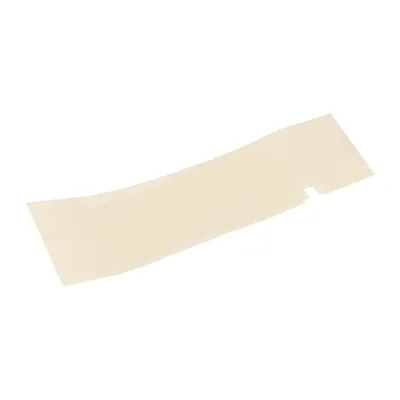 Trim strip in the left fender