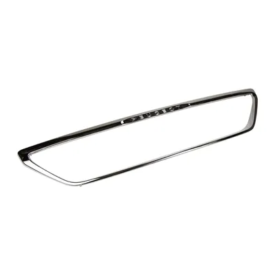 Decorative strip protective strip on the front bumper