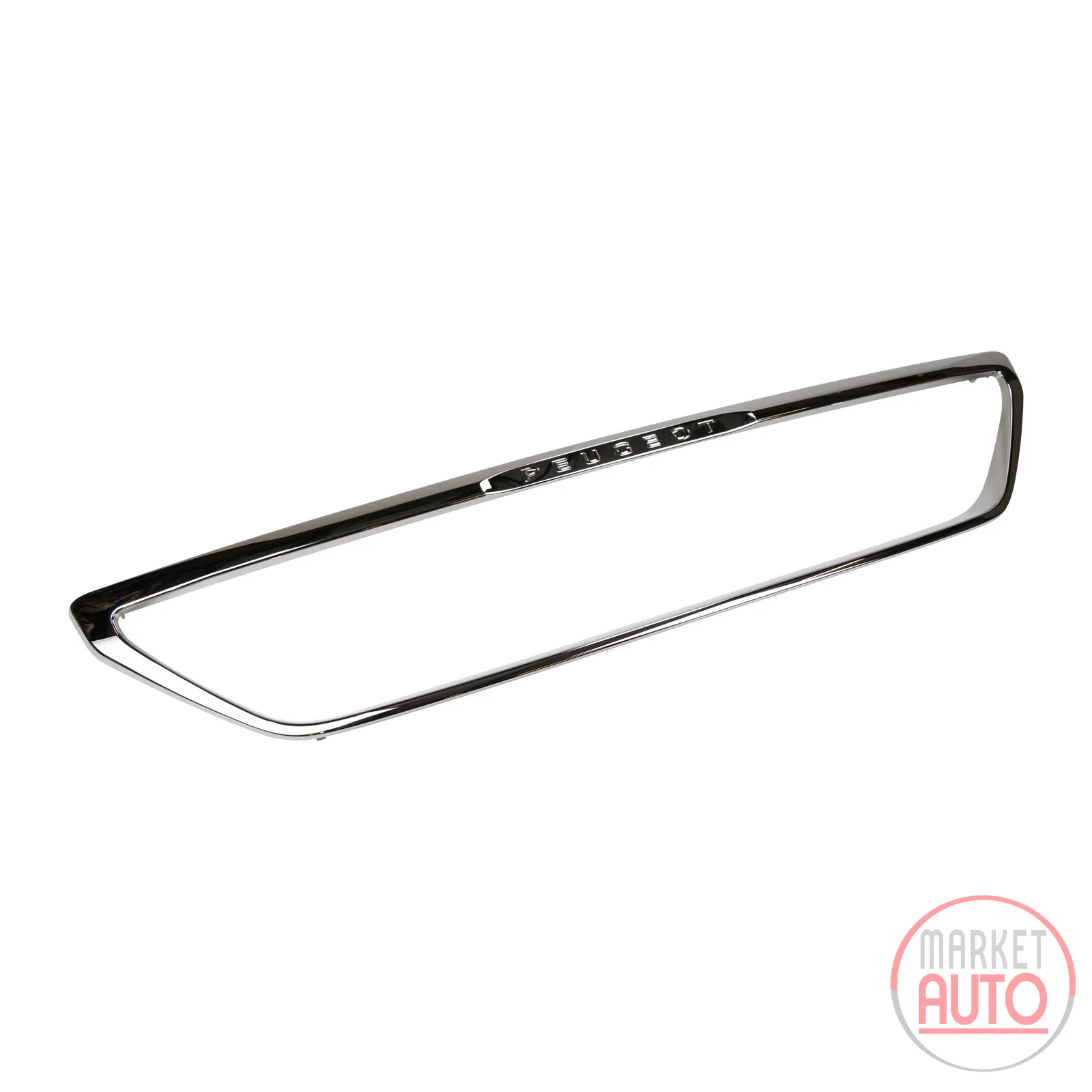 Decorative strip protective strip on the front bumper