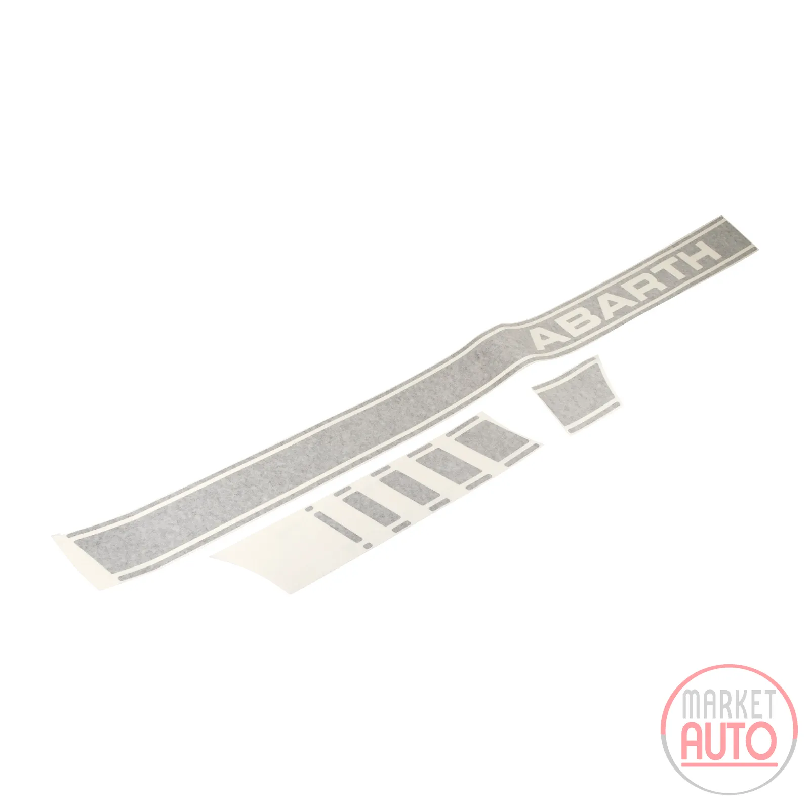 Trim strip on the right side of the door