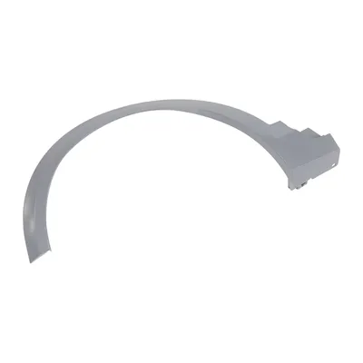 Trim strip on front left fender