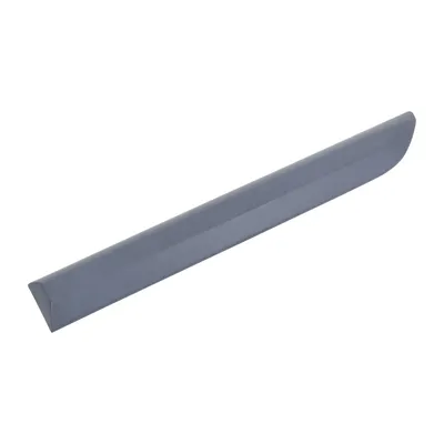 Trim strip slides right side down