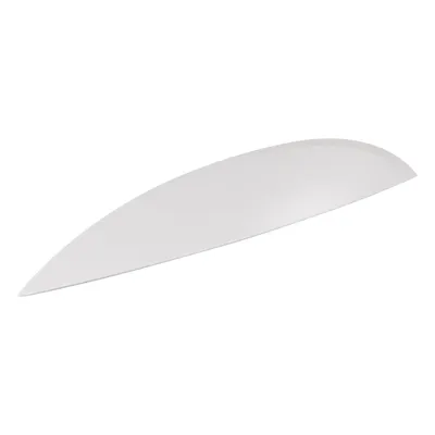 Trim strip above the right headlight