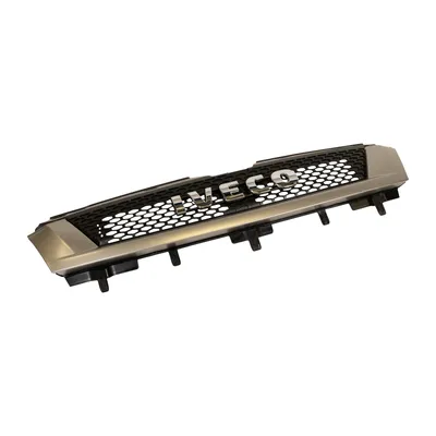 Front grille with emblem