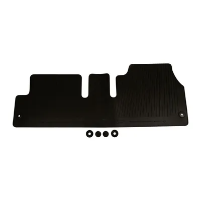 Foot mat set rubber front