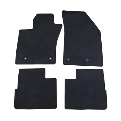 Rubber foot mat set