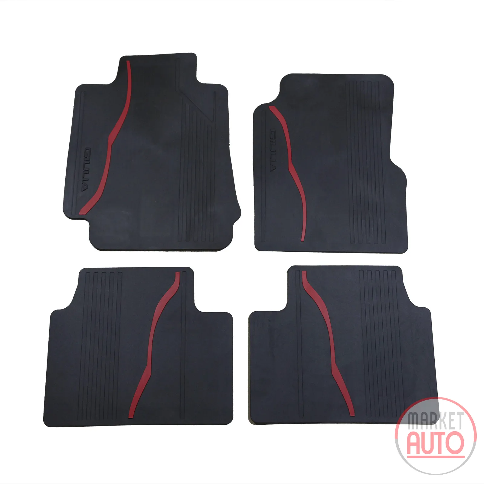 Rubber floor mat set for the AWD version 4x4