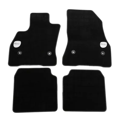 Floor mats set velour with pattern and 500 logo