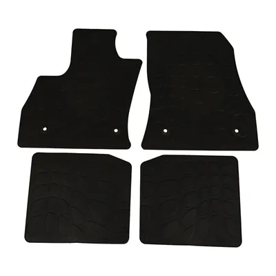Rubber floor mat set of 4