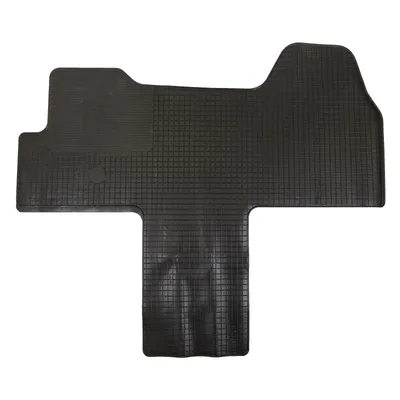 Foot mat rubber with slightly raised edge