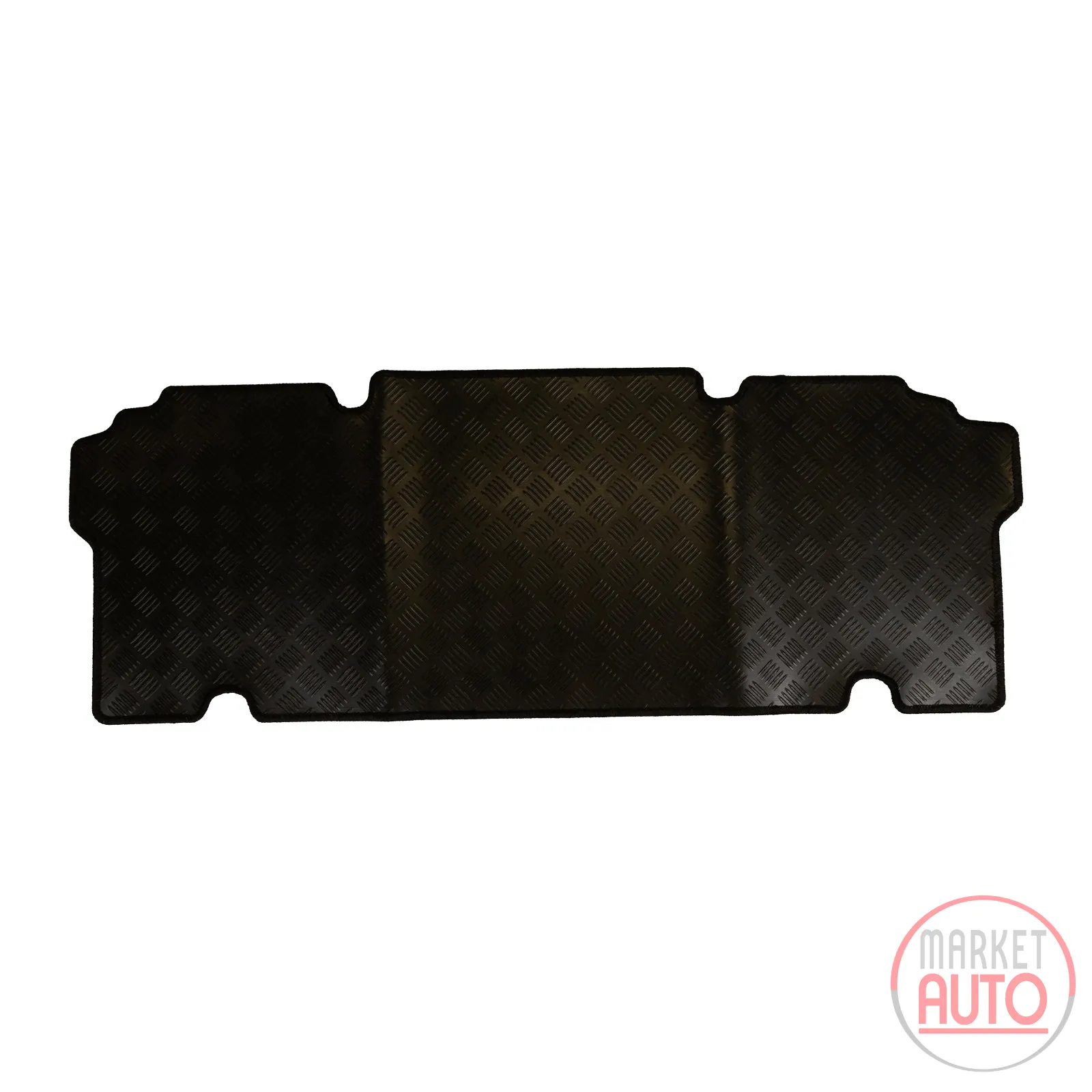 Rubber floor mat ",Rondo", black flatbed truck/double cab