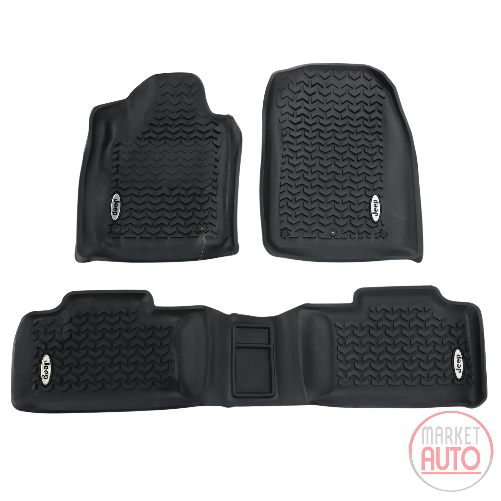 Foot mat set rubber high edge
