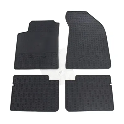 Foot mat set in rubber with Bravo logo