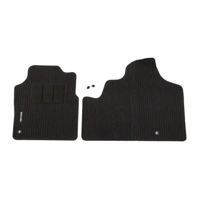 Velour front floor mat set
