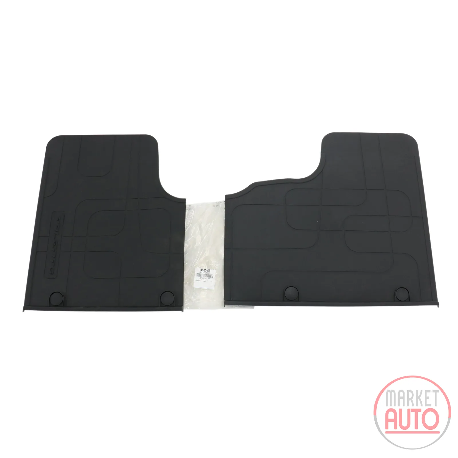 Rubber foot mat set 1st row